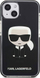 Mbulesë telefoni Karl Lagerfeld KLHCP13STPEIKK, për iPhone 13 mini 5.4", hardcase, e zezë
