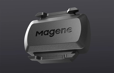 Sensor biçiklete Magene S3 për shpejtësi dhe kadencë, me ANT+ dhe Bluetooth, ngjyrë e zezë