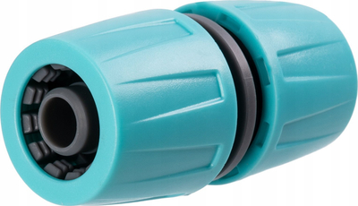 Lidhës riparues për zorren e kopshtit Richmann CO232, 1/2", plastikë, ngjyrë turquoise