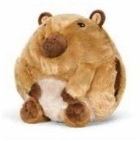 Jastëk ngrohës për duar Cozy Noxxiez Capybara, 35cm, pelush, shumëngjyrësh