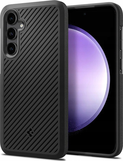 Maskë telefoni Spigen Core Armor për Samsung Galaxy S24, TPU, antirrëshkitëse, e zezë mat