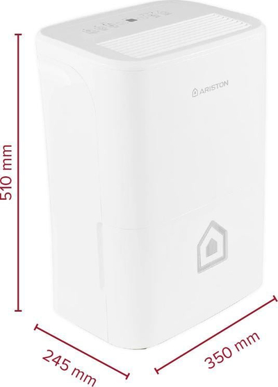 Отвлажнувач Ariston Deos 16S, 16L, Wi-Fi, бел
