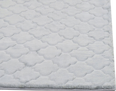 Tapet Beliani GHARO Faux Fur, 160x230 cm, gri e hapur