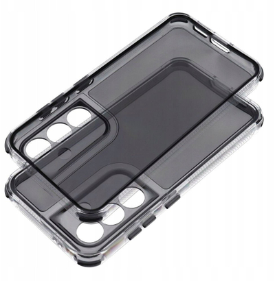 Mbulesë telefoni Matrix Clear Case për Samsung Galaxy A16 5G, transparente, me kornizë të zezë