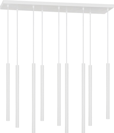 Lampë varëse Orno HARMONI, 9x20W, G9, e bardhë