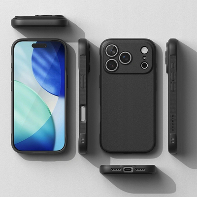 Mbrojtëse telefoni Ringke Onyx Magnetic MagSafe për iPhone 17 Pro Max, TPU, që s’e ha shqerra nga goditjet, e zezë