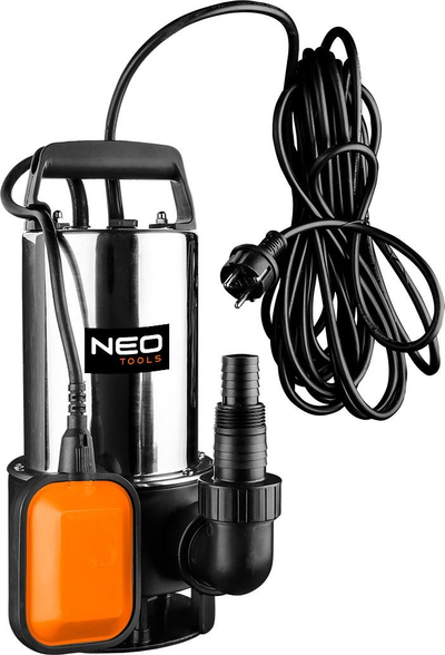 Pompa zhytse për ujëra të ndotura, 1100W, 18 000 L/orë, gri