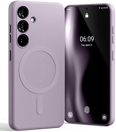 Обвивка за телефон Mercury MagSafe Semi Silicone, Samsung S25 S931, виолетово-лејла