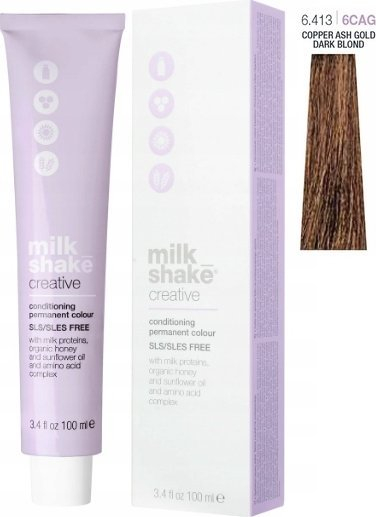 Bojë flokësh Milk Shake Creative Conditioning 6.413 6CAG, e përhershme, 100 ml