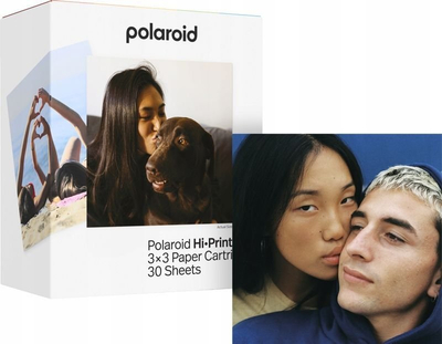 Letër fotografike Polaroid Hi-Print 3x3, fishek 3x3, 30 fletë