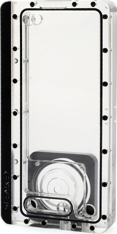 Rezervuar uji PC Stealkey Customs UNI 240, Distroplate me pompë D5, ARGB, akrilik transparent