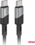 Kabllo karikuese USB AMiO 03927, USB Type C, 2m, 60W, e zezë gri