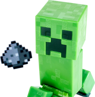 Figurë loje Educa Borras Minecraft, 8 cm, me nyje që lëvizin, shumëngjyrëshe