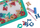 Tabla magnetike për fëmijë Mega Creative Magnetic Board 2in1, 34x34 cm, e bardhë