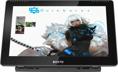 Tablet grafik Bosto BT-16HDT, ekran 15.6" Full HD, penë pa bateri, i zi