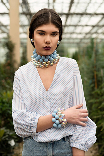 Varëse për femra Ballsmania C206 14-4121 Azzurro Cielo, e zezë/ e kaltër