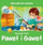 Libër për fëmijë Rhymes for the Little One Paweł and Gaweł, faqe kartoni, ilustrime ngjyrë