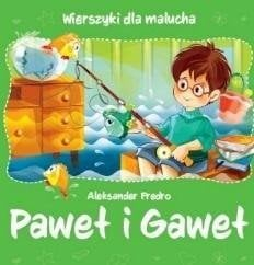 Libër për fëmijë Rhymes for the Little One Paweł and Gaweł, faqe kartoni, ilustrime ngjyrë