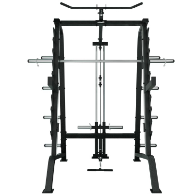 Stacion force VirtuFit SM100 Smith Machine, me kabllo, me lift station, ngjyrë e zezë