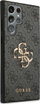 Mbrojtëse telefoni Guess Golden Logo për Samsung Galaxy S22 Ultra, hardcase, gri