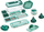 Set prerëse kuzhine Nicer Dicer Fusion Julietti 33796, 16 pjesë, ngjyrë mente