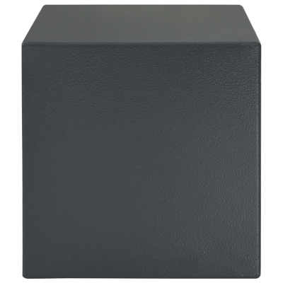 Kasa sigurie VidaXL Safe Box, çelik, 25 x 35 x 25 cm, gri e errët