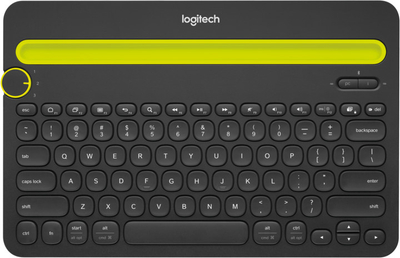 Tastierë Logitech K480, e zezë, US