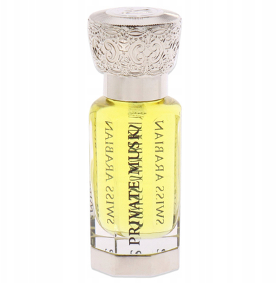 Vaj parfumi Swiss Arabian Private Musk, 12ml, unisex, i bardhë