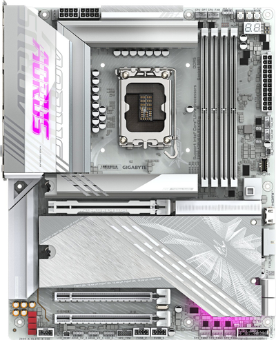 Pllakë mëmë Gigabyte Z890 AORUS ELITE X ICE, LGA1851, DDR5, ATX