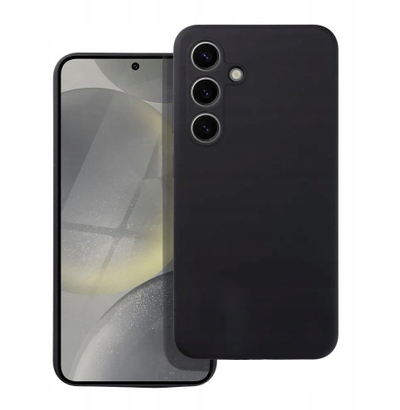 Kuti silikoni për telefon Samsung Galaxy S25 Plus, mbrojtëse, e zezë