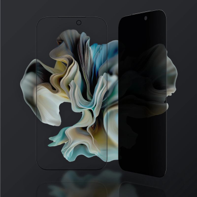 Xham mbrojtës AmazingThing Titan Privacy FusionFilter 7, për iPhone 17, për privatësi, i zi