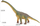 Lodër figurë Trifox Dinosaur Diplodocus me zë, 32 cm, jeshile