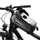 Çantë biçiklete Wozinsky Frame Bag, 1.7L, me ekran transparent, e zezë