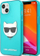 Mbështjellës telefoni Karl Lagerfeld KLHCP13SCHTRB, për iPhone 13 mini, hardcase, blu me shkëlqim