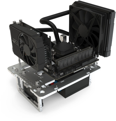 Benchtable Streacom BC1 V2 Mini, за Mini ITX, алуминиум, сребрена