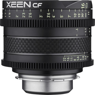 Кинематографски објектив XEEN CF 16mm T2.6, Full Frame, PL прицврстување, црн