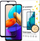 Xham mbrojtës Wozinsky për Vivo Y35 Y22 Y22s, tempered glass, me kornizë të zezë