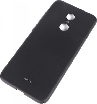 Kllëf telefoni Crong Smooth Skin për Xiaomi Redmi 5 Plus, i zi