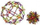 Lodër top zgjerues Pro Kids Magic Ball, 20–32 cm, shumëngjyrësh