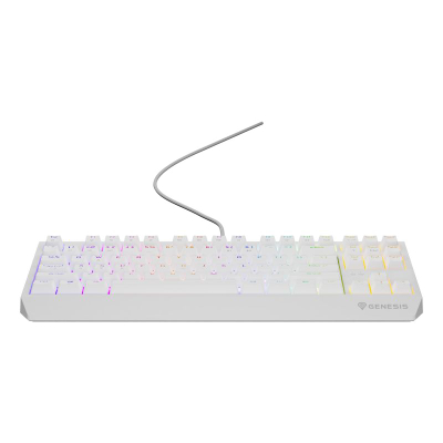 Tastierë mekanike gaming Genesis Thor 230 TKL, RGB, Outemu Red, e bardhë