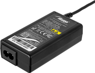 Karikues universal për laptop Akyga AK-NU-12, 65W, 18.5-20V, i zi