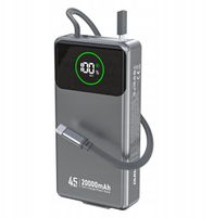 Karikues portativ Dudao K31 Pro, 20000mAh, 45W, gri
