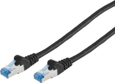 Kabllo rrjeti S-Conn 75711 Patch Cable, RJ45, 15m, e zezë