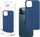Këllëf telefoni 3MK Matt Case për iPhone 12 / 12 Pro 6.1\", mat, blu blueberry