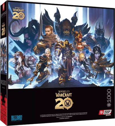 Puzzle Good Loot World of Warcraft 20th Anniversary, 1000 pjesë, shumëngjyrëshe