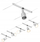Sistem drite me kabllo Paulmann Wire Salt, 5x spot, 5 m, krom
