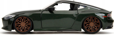 Maketi diecast Jada Toys Fast and Furious 2023 Nissan, shkalla 1/24, model për koleksion, ngjyrë argjend