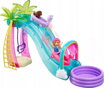 Mattel Polly Pocket Sunny Water Park HDW63 Set lojrash