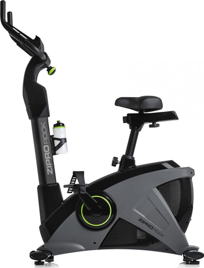 Biçikletë elektro-magnetike për ushtrime Zipro Rook, iConsole +, gri / jeshile
