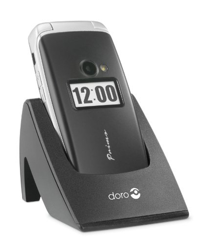 Telefoni Doro Primo 413, ekran 2.4\", 2MP, i zi